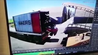 Truck Driver Plays Prank On Forklift Driver