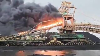 West Coast Coal Terminal, Delta Port, Vancouver, Canada
