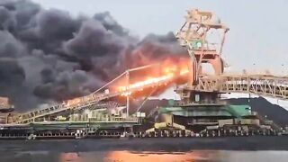 West Coast Coal Terminal, Delta Port, Vancouver, Canada