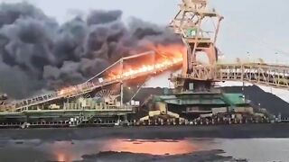 West Coast Coal Terminal, Delta Port, Vancouver, Canada