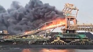 West Coast Coal Terminal, Delta Port, Vancouver, Canada
