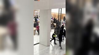 Witnessed A Group Of Low-income People Robbing An Apple Store In Broad Daylight