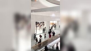 Witnessed A Group Of Low-income People Robbing An Apple Store In Broad Daylight