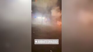 Watch As Depraved Immigrants Attack Firefighters With Fireworks