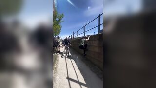 When Runners Meet Cyclists