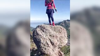 Woman Falls From Hill While Filming Video For Social Media
