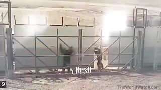 The Worker Was Completely Crushed To Death By The Falling Gate.