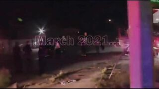 Deja Vu: Fire Truck Crashes Into Gas Station