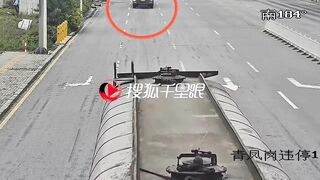 Driver Finally Fell Asleep After Crashing Into Tanker Truck