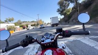 Stolen Vehicle Driver Collides With Motorcycle And Truck