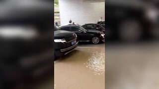 Driving Through A Flooded Tunnel