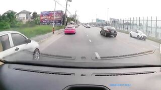 Drunk Driver Crashes Car, Tire Falls Off
