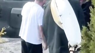 Drunk Russian Policeman Crashes Into Bus