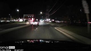 The Idiot In The Truck Didn't Check His Blind Spot.