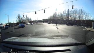 Elderly Driver Drives Into Wrong Lane