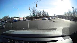 Elderly Driver Drives Into Wrong Lane