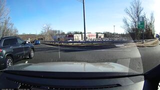 Elderly Driver Drives Into Wrong Lane