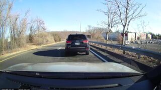Elderly Driver Drives Into Wrong Lane
