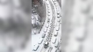 First Snow With Summer Tires