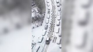 First Snow With Summer Tires
