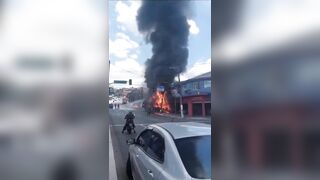 Brazilian Ghost Rider Bus