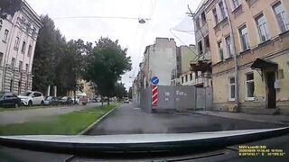 Man Crashes Electric Scooter Into Car