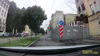 Man Crashes Electric Scooter Into Car