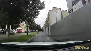 Man Crashes Electric Scooter Into Car