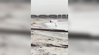 Man Wants To Test The Automatic Ejection Feature On His New Jeep