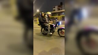 The Fool Hit The Pillar While Doing A Wheelie