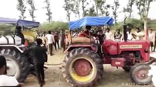 Imagine Being Hit And Killed By Your Own Tractor In Public