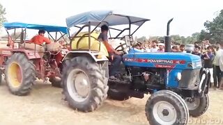 Imagine Being Hit And Killed By Your Own Tractor In Public