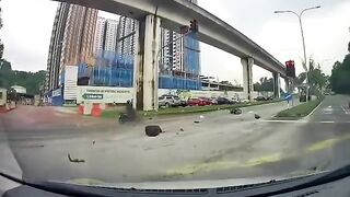 Innocent Cyclist Hit By Car