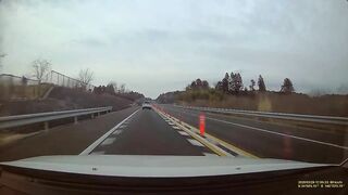 Idiot Driver In Japan Crashes Car On Highway