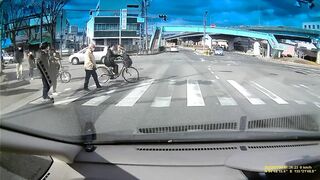 Japanese Police Car Accident