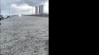 Loser Crashes Rental Sports Car In Drag Race