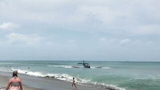 Defective Aircraft At The Cocoa Beach Air Show