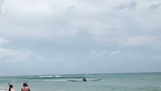 Defective Aircraft At The Cocoa Beach Air Show