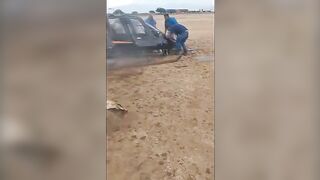 Man Films Moment Helicopter Crash In Mexico