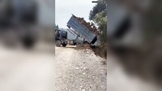 Horrific Dump Truck Accident Leaves Man Injured
