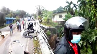 Man Miraculously Escapes After Car Crash