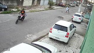 Motorcycle Thief Attempted Robbery