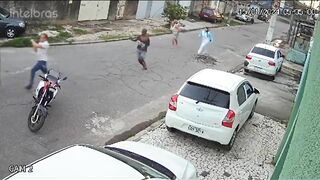 Motorcycle Thief Attempted Robbery