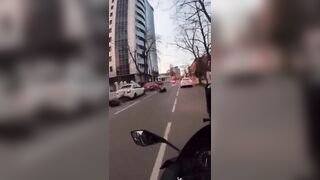 Motorcycle Street Drift