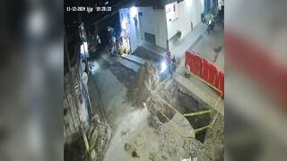 Crossing The Construction Site