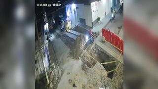 Crossing The Construction Site