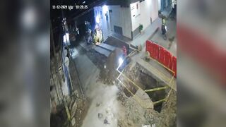 Crossing The Construction Site