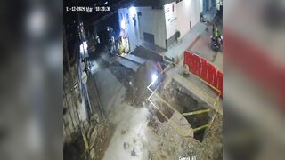 Crossing The Construction Site