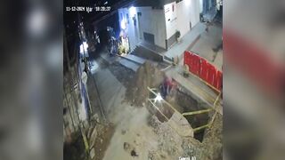Crossing The Construction Site