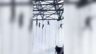New Skyscraper Collapses, Leaving Workers Hanging 150 Meters In The Air